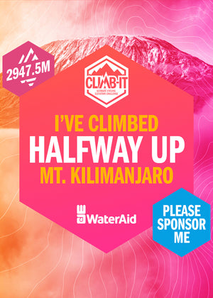 WATERAID'S CLIMB-IT CHALLENGE